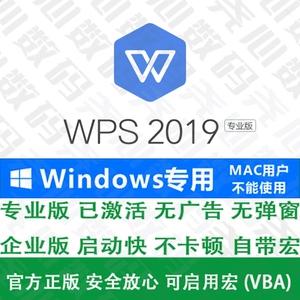 「WPS+2019+11.8.2.8555+专业版」
