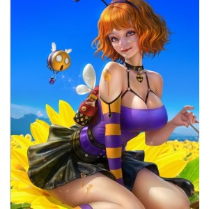 韩国灵魂画师YAM精华作品：LOL阿狸、死神、海贼娜美等18R级别奶牛级162P-793M，百度云下载