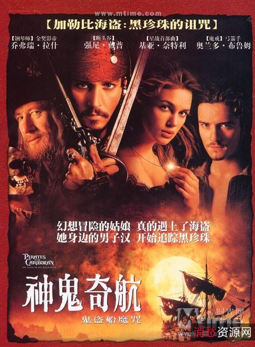 4K高清视听盛宴：《加勒比海盗1：黑珍珠号的诅咒》阿里云盘超清版