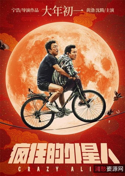 震撼上映!《疯狂的外星人4K版黄渤&徐峥》7天内有效优惠上市