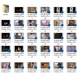 口罩女神玩偶姐姐4K视频系列：110G，41套，典藏作，可调节头箍，鼻夹，耳罩，防过敏，抗螨虫