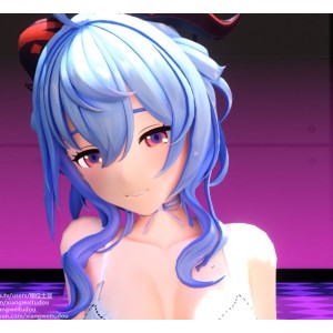 抒情歌曲与摄影，甘雨的美丽与清新