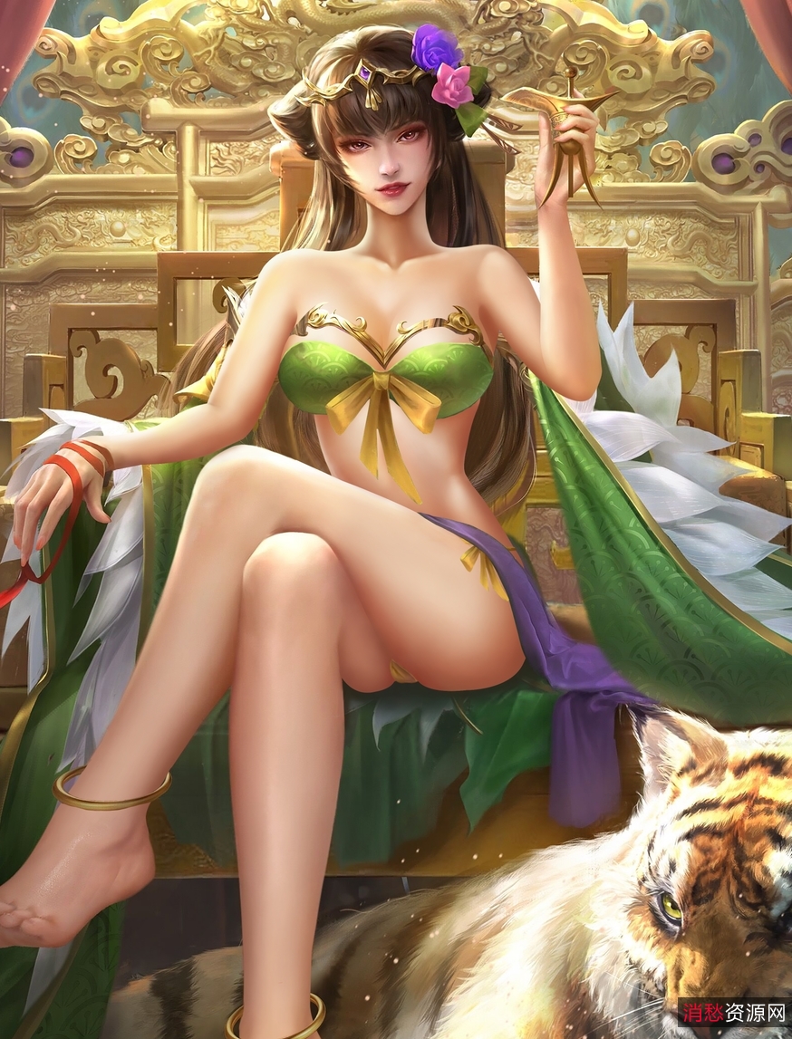 三国杀大虎突破立绘合集28P250M建模太顶了